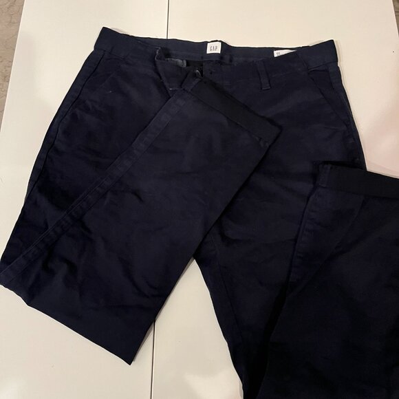 Gap Navy Girlfiend Chino Pants Size 6 💗 - Picture 8 of 9